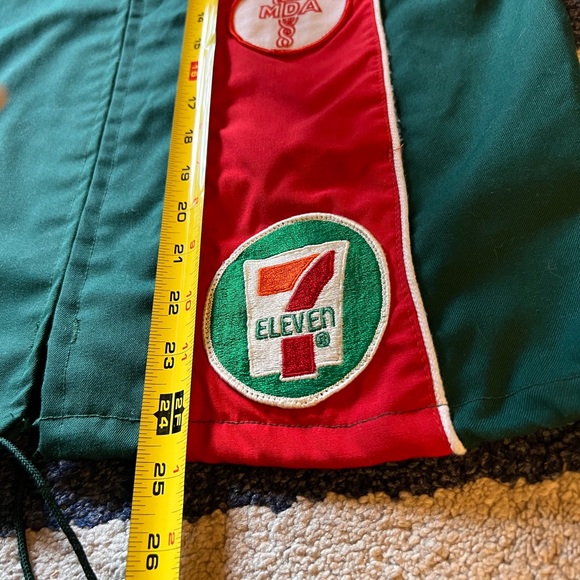 RARE Vintage 70s 80s 7 Eleven 11 Store Employee Crew Uniform Jacket Green - Picture 11 of 15